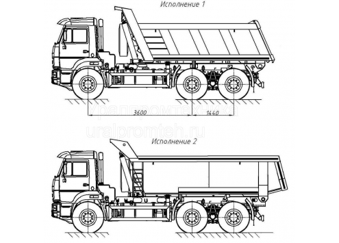 Самосвал КамАЗ 6520 (58311F) (Код модели: 1119) Самосвал КамАЗ 6520 (58311F) (Код модели: 1119)