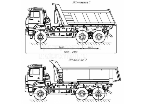 Самосвал КамАЗ 6522 (58311G) (Код модели: 1120) Самосвал КамАЗ 6522 (58311G) (Код модели: 1120)