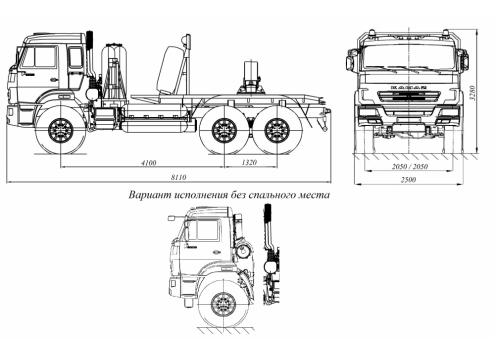 Тягач трубоплетевозный КамАЗ 43118 газомоторный (5960G1) (Код модели: 4112) Тягач трубоплетевозный КамАЗ 43118 газомоторный (5960G1) (Код модели: 4112)