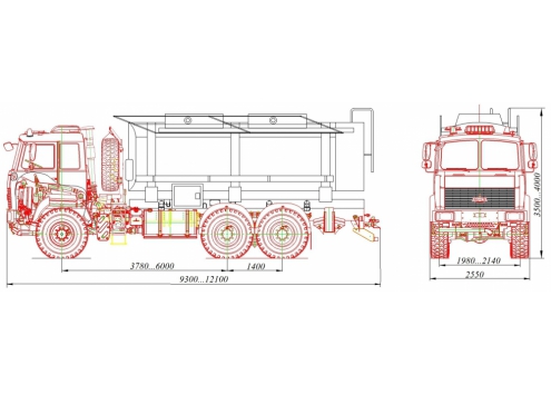 Автомобиль для сбора нефтеконденсата АКН-18 (шасси МАЗ 6317X5) (Код модели: 2207) Автомобиль для сбора нефтеконденсата АКН-18 (шасси МАЗ 6317X5) (Код модели: 2207)