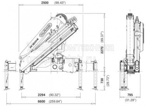 Palfinger PK 16001-K HIGH PERFORMANCE (Код модели: 7807) Palfinger PK 16001-K HIGH PERFORMANCE (Код модели: 7807)