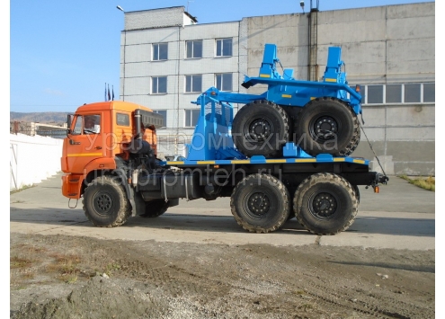 Трубоплетевозный КамАЗ 43118 с прицепом роспуском Трубоплетевозный КамАЗ 43118 с прицепом роспуском
