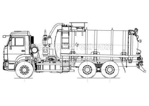 Агрегат для сбора газового конденсата АКН-15 КамАЗ 65115 Агрегат для сбора газового конденсата АКН-15 КамАЗ 65115