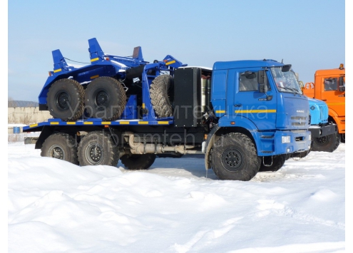 Тягач трубоплетевозный КамАЗ 43118 газомоторный (5960G1) Тягач трубоплетевозный КамАЗ 43118 газомоторный (5960G1)