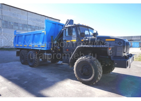 Самосвал с КМУ с трехсторонней разгрузкой Урал-4320 (58312E) (Код модели: 1402) Самосвал с КМУ с трехсторонней разгрузкой Урал-4320 (58312E) (Код модели: 1402)
