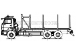 Сортиментовоз на шасси КамАЗ 65115 (59601F)