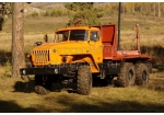 Лесовозный автопоезд Урал 4320