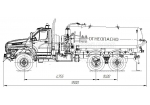 Автомобиль для сбора нефтеконденсата АКН-10 (шасси Урал-NEXT)