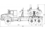 Трубоплетевоз Zetros 6x6